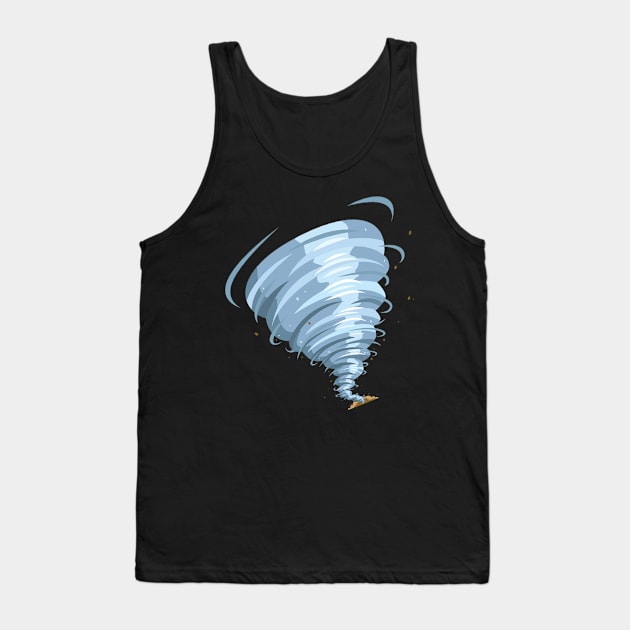 Tornado Shirts For Boys Men Kids - Storm Chaser Tank Top by Dhmsh